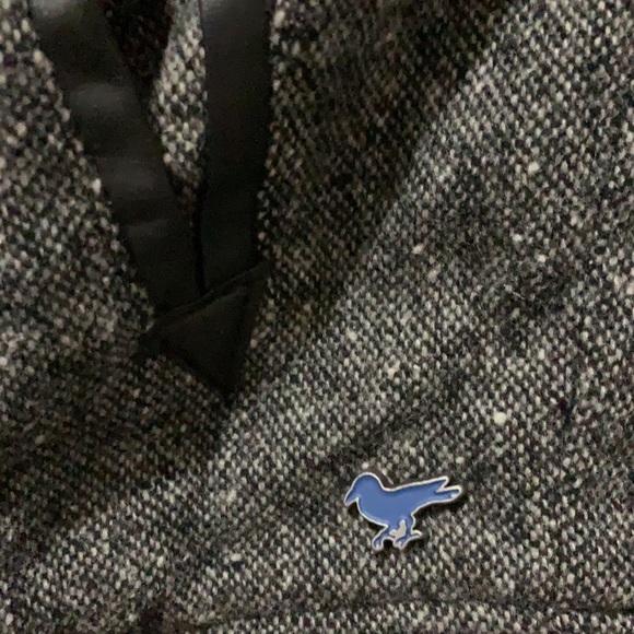 Modern Amusement Wool Snap Up Radecliff Varsity Women’s Jacket Black Sz S - Picture 6 of 8